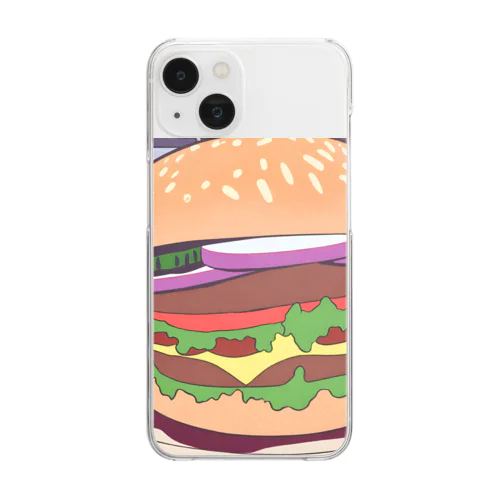 バーガービック Clear Smartphone Case