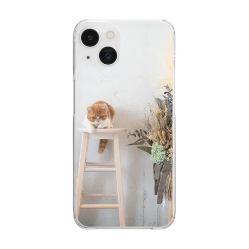 おととちゃんドライフラワーといっしょ Clear Smartphone Case