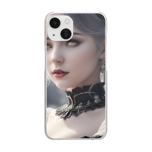 「猫耳の魔女の叡智と冒険」 ： "The Wisdom and Adventure of the Cat-Eared Witch" Clear Smartphone Case