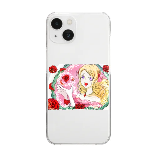 薔薇とお姫様 Clear Smartphone Case