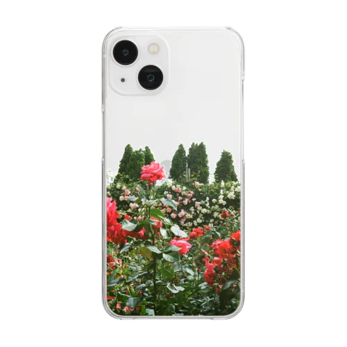 rose garden Clear Smartphone Case