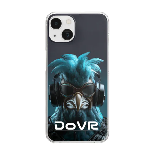 DoVR ビリジアンロースター Clear Smartphone Case