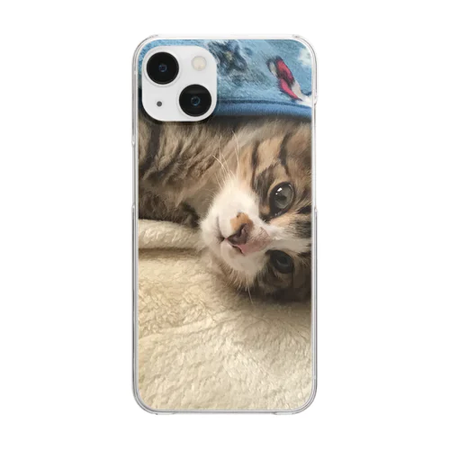 マル猫 Clear Smartphone Case