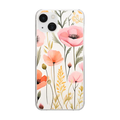 Flower Clear Smartphone Case
