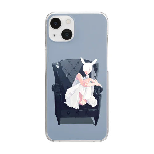 think_deeplyケース Clear Smartphone Case