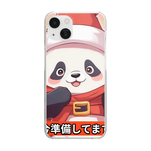 準備中パンダ Clear Smartphone Case