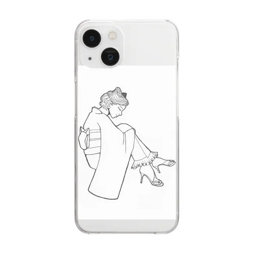 バステト神 Clear Smartphone Case