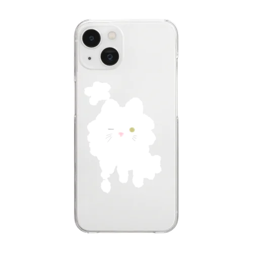 ウインクするけもの Clear Smartphone Case