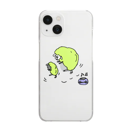 dancing sheep Clear Smartphone Case