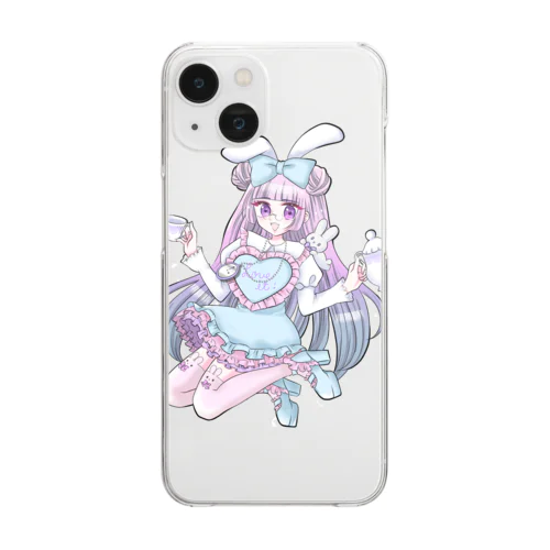 ふしぎのくにのうさぎちゃん Clear Smartphone Case