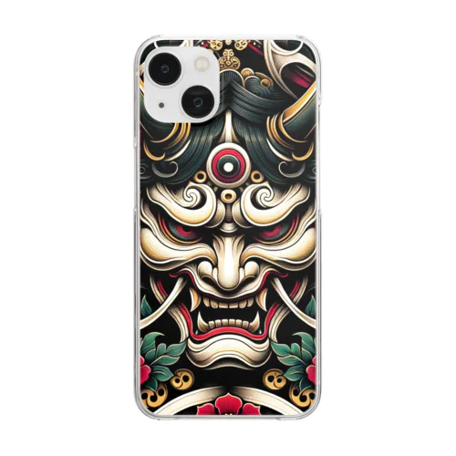 般若 - Hannya Clear Smartphone Case