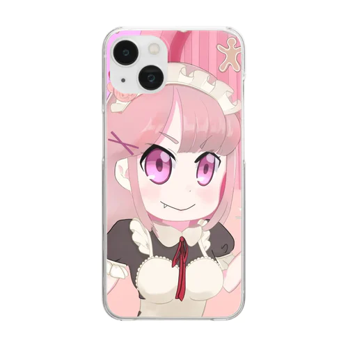じらいっ娘 Clear Smartphone Case