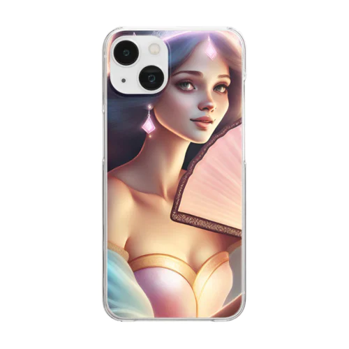 アジアンテイスト（美女） Clear Smartphone Case