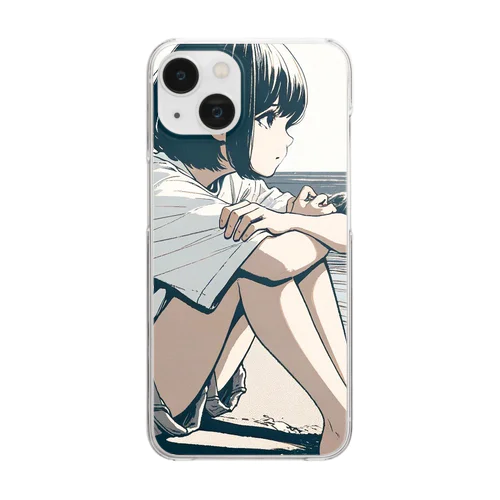 Op.2: Tidal Blue Clear Smartphone Case