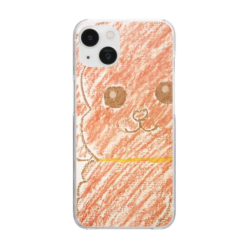 モコくぅ～ん Clear Smartphone Case