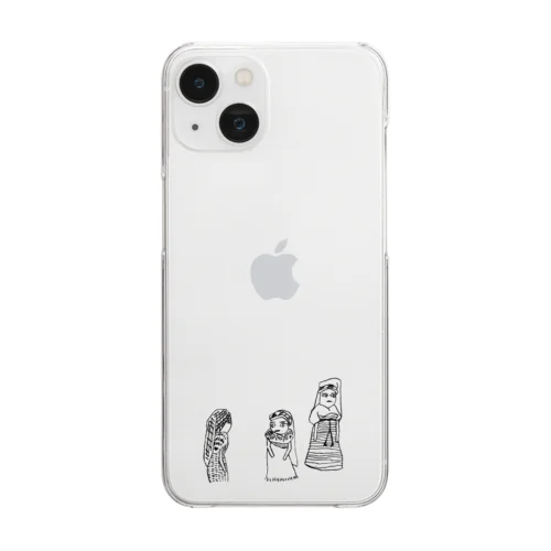 WORRY DOLL Clear Smartphone Case