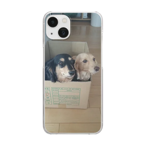 箱入りの犬 Clear Smartphone Case