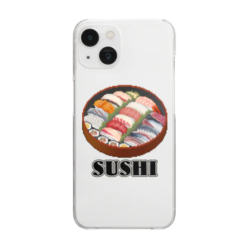 SUSHI_2R クリアスマホケース