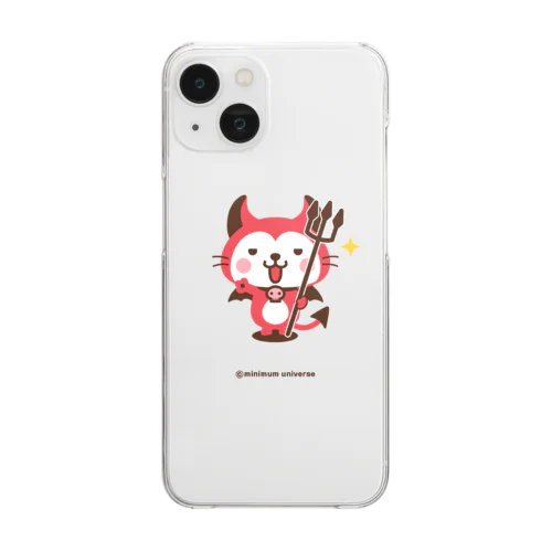 デビねこくんスマホケース Clear Smartphone Case