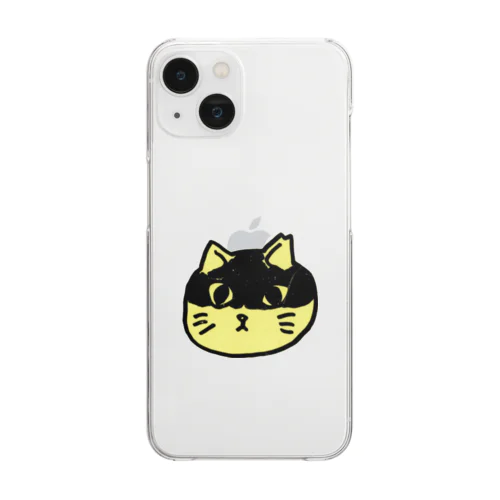 イエローキャットウーマン Clear Smartphone Case