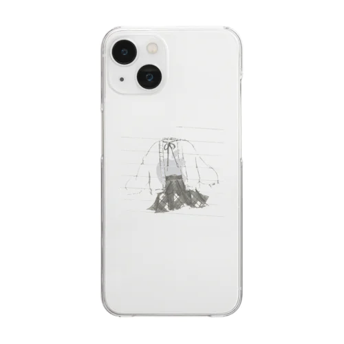 女の子コーデ Clear Smartphone Case