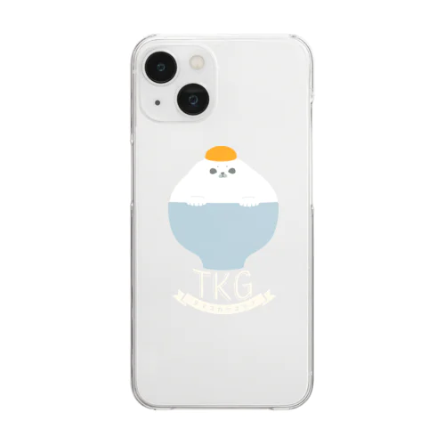 TKG （タマゴカケゴマフ） Clear Smartphone Case