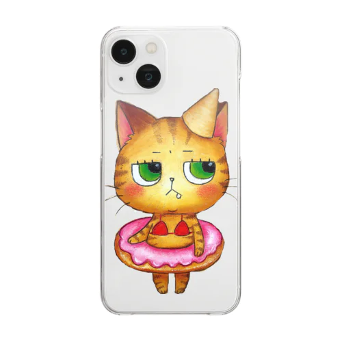 ビキニのちーちゃん Clear Smartphone Case