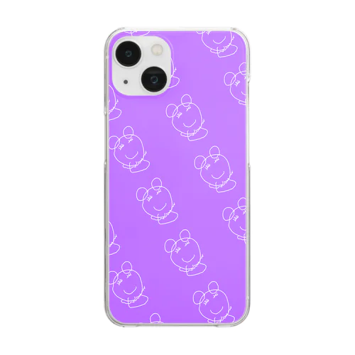 Aoi_chan_purple Clear Smartphone Case