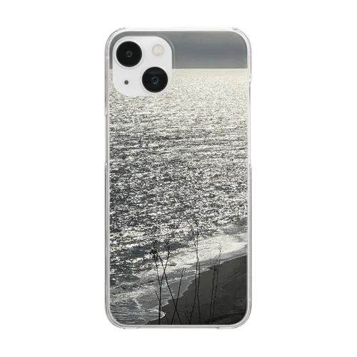 202004241513000　銀の海岸線 Clear Smartphone Case