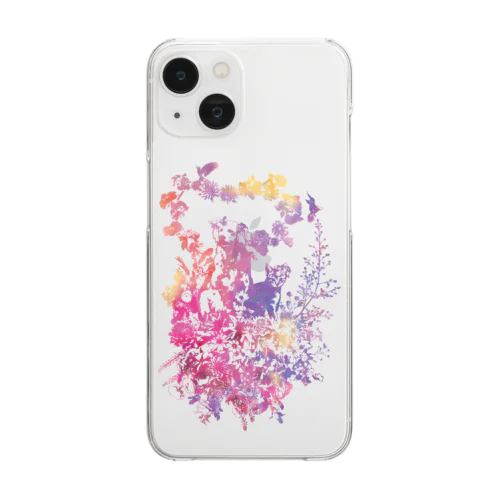 Dog&Cat [helocdesign] Clear Smartphone Case