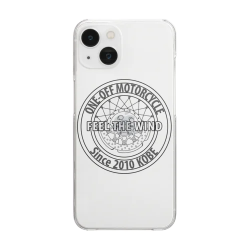 ONE-OFF (Black Letter) Clear Smartphone Case