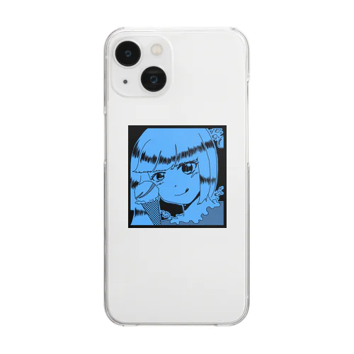 クリームソーダガール Clear Smartphone Case