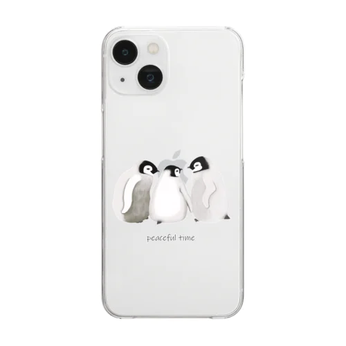 皇帝ペンギンのヒナ２ Clear Smartphone Case