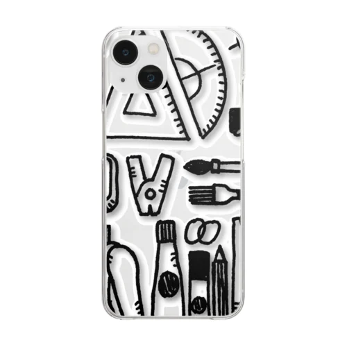 Stationery etc. Clear Smartphone Case