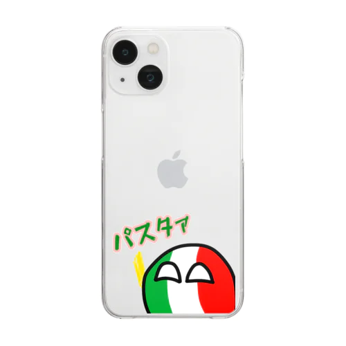 カントリーボールグッズ｢イタリア｣ Clear Smartphone Case