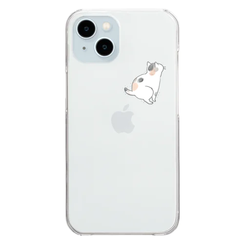 hunbaru三毛猫 Clear Smartphone Case