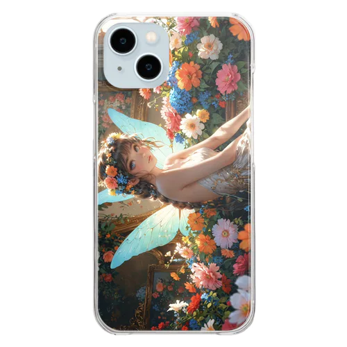 花の妖精② Clear Smartphone Case