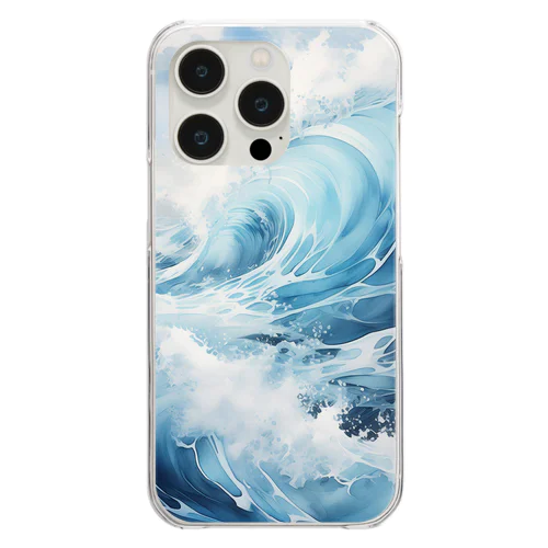 海の息吹 Clear Smartphone Case