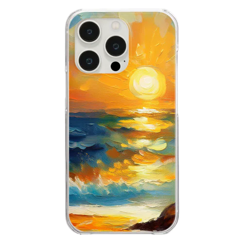 光の道しるべ Clear Smartphone Case