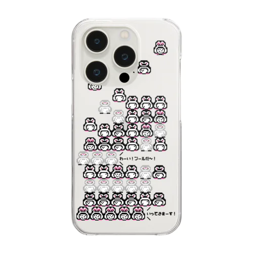 ならんで！ピコスフェニスカス(ふつう) Clear Smartphone Case