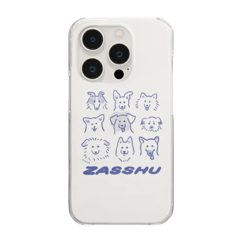 雑種犬 Clear Smartphone Case