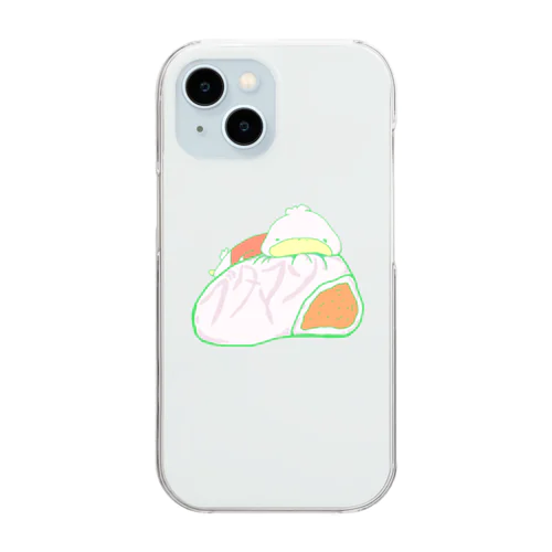 すがもんとブタマン Clear Smartphone Case