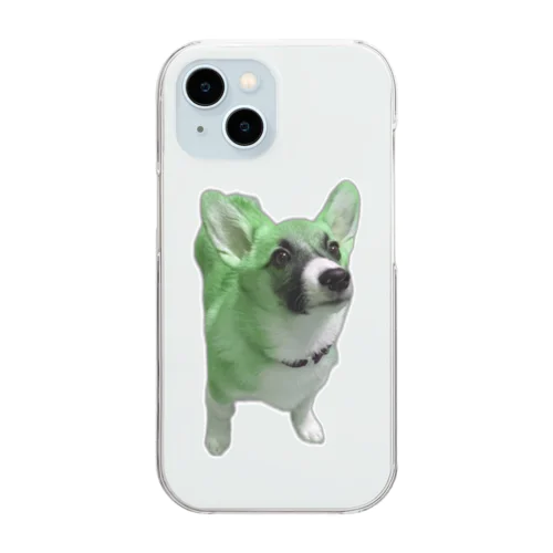 ワサビ犬 Clear Smartphone Case