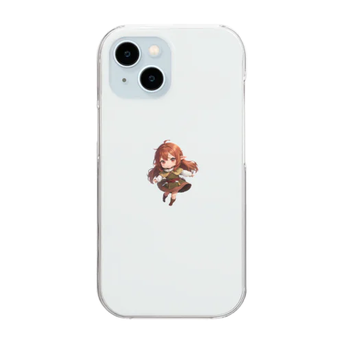 秋をイメージしました Clear Smartphone Case