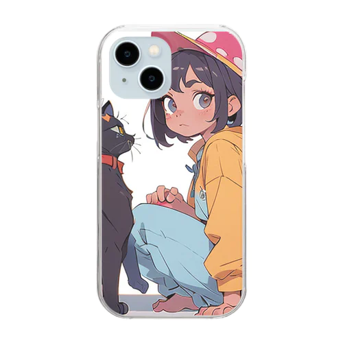 イタズラピエロ　リリー Clear Smartphone Case