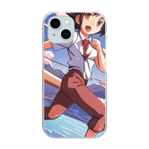 ぴょんちゃん Clear Smartphone Case