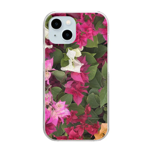 Flower_Bougainvillea Clear Smartphone Case