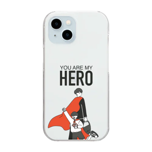 YOUR MY HERO Clear Smartphone Case