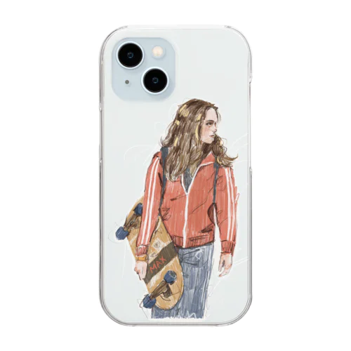 Max in Stranger Things Clear Smartphone Case