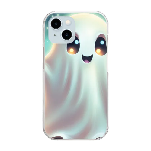 かわいいおばけ Clear Smartphone Case